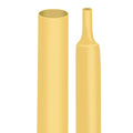 XHF 1 Inch 4Ft 3:1 Waterproof Heat Shrink Tubing Roll Marine Grade Adhesive Lined Heat Shrink Tube, Insulation Sealing Oil-Proof Wear-Resistant Yellow