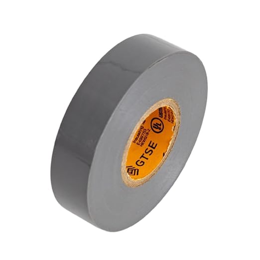 GTSE Gray Electrical Tape, 3-Pack – Waterproof, Industrial Grade Vinyl, 3/4 in x 66ft– Strong Self-Adhesive Grey PVC Electric Tape for Wire Insulation, 7 Mil, 600V – UL/CSA Listed