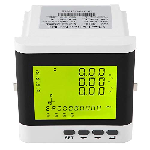 FTVOGUE Multi-Function Three-Phase Programmable Power Meter Electric Digital LED Ammeter Voltmeter,Electric Energy and Measuring Instruments