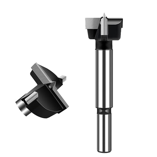 ASNOMY 5/8" Inch Carbide Forstner Drill Bit, Carbide Tipped Forstner Bit for Hard Wood, Wood Drilling Hole Saw Set Woodworking Hinge Cutter Tool Kits for Wood Plastic Plywood
