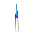 O Single Flute Upcut Spiral End Mill CNC Router Bit with NACO Coating for Plastic Cutting with Mirror Finish (1, 1/16 D x 1/4 CH x 1/4 SHK x 2L) UT116