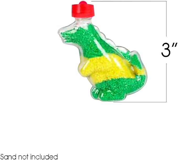 ArtCreativity Dinosaur Sand Art Bottle Necklaces, Craft Kit - Image 3