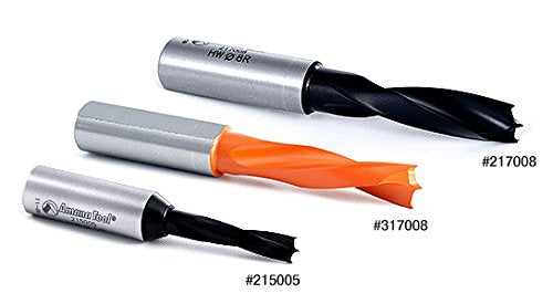 Amana Tool 315103 Solid Carbide Dowel Drill Boring Bit L/H 3mm D x 57.5mm Long x 10x25mm SHK
