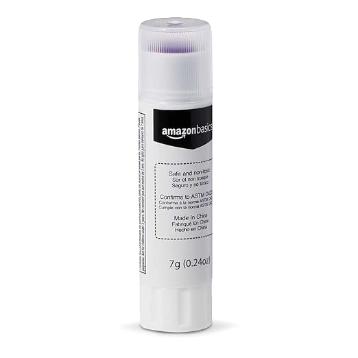 Amazon Basics Disappearing Purple Washable School Glue Sticks, Dries Clear - Image 3