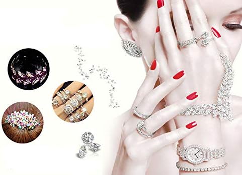 Onwon 1440 Pieces SS16 / 4mm Clear Crystal Flat Back Brilliant Round - Image 6