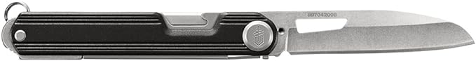 Gerber Gear Armbar Slim Cut Pocket Knife EDC Multitool with Blade, Scissors, and Bottle Opener for Camping, Onyx