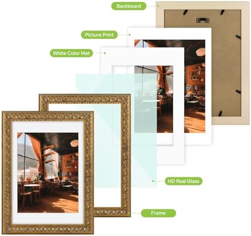 Golden State Art, 10X14 Ornate Finish Photo Frame - Image 4