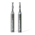FivePears Up&Down Cut Spiral Router Bits Set for CNC, 1/8 inch Cutting Diameter and 1/2 inch Cutting Length 1/4 inch Shank Carbide End Mill Router Bit for Wood Carving Engraving Grinding Grooving