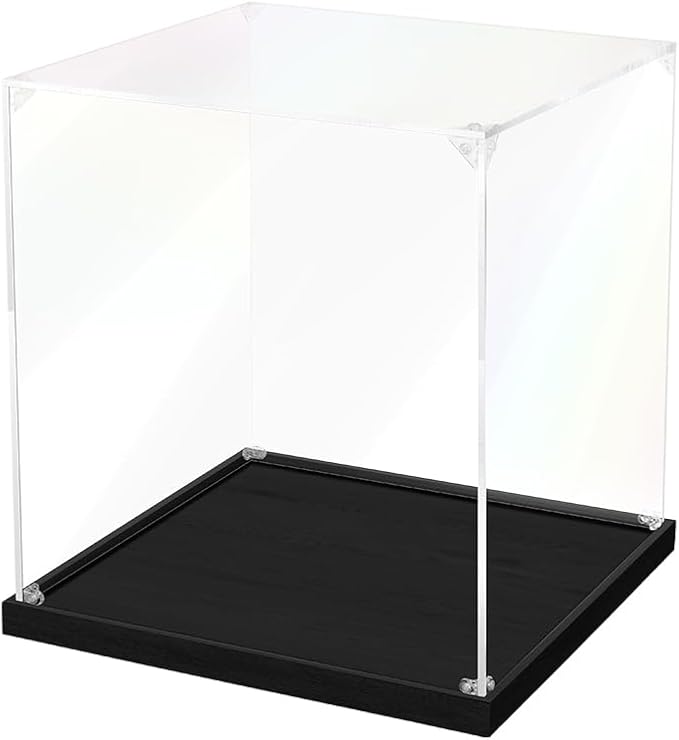 JUJOMAT Acrylic Display Case for Collectibles Clear Acrylic Display Box for by JUJOMAT