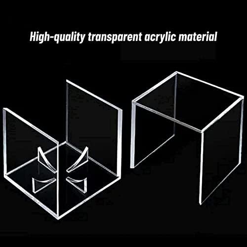 Baseball Display Case, 12 Pack Clear Acrylic Cube Holder Set | Dustproof Clear - Image 6