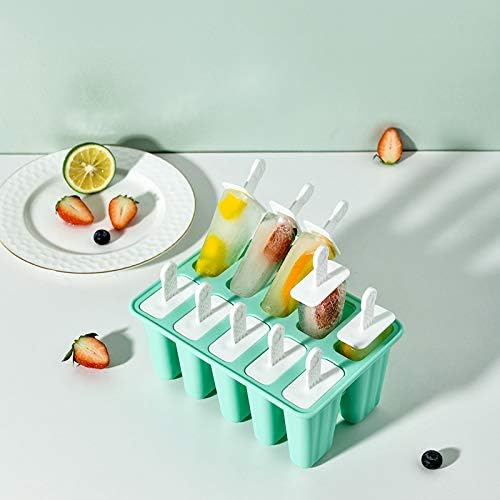Popsicle Molds 10 Pieces Silicone Ice Pop Molds Popsicle Mold Reusable Easy - Image 5