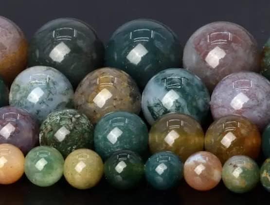 Zenkeeper 108 Pcs India Agate Beads - Image 5