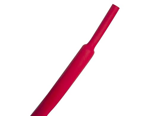 Kable Kontrol Heat Shrink Tubing - 3/4” Inch - 10' Ft Long, Red Polyolefin - 2:1 Industrial Shrink Tube & Cable Sleeve for Electrical Wire Insulation - Rated for 600 V