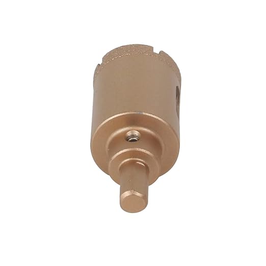 Brazed Diamond 1-3/8 inch Hole Saw with Center Drill Bit for Ceramic,Porcelain,Tile,Glass,Granite Quartz,Marble,Gemstone,Dry Drilling 35mm