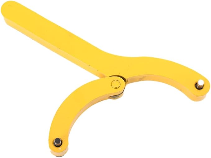 CDZHLTG﻿ Adjustable Spanner/Gland Nut / 2Jaws Hydraulic Cylinder Wrench, Excavator Repair Change Oil Seal Wrench Tool