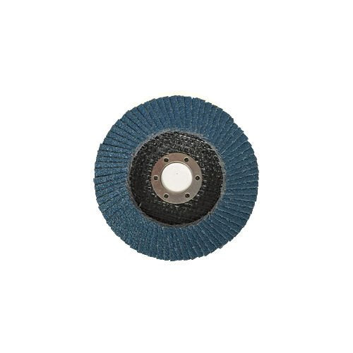 Benchmark Abrasives 4.5" x 7/8" Premium Zirconia T27 Flat Flap Discs 4 1/2 for Angle Grinder, Sanding Discs, Finishing - Grinding Wheels 4 1/2 Inch (10 Pack) - 40 Grit