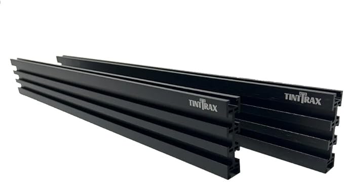 Multi T-Track - 3" Universal T-Track for Woodworking | Anodized Aluminum T Track Fence System | Woodworking Accessories | 36" Fence System (Set of 2) | Black