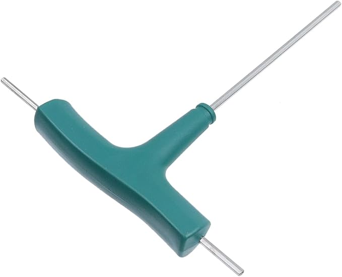 Antrader T-Handle Hex Key Wrench, 3-Way Allen Key Wrench Set Metric with Plastic Handle for Home Repair (2.5mm/2.5mm/2mm)