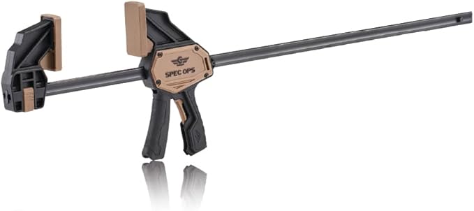 Spec Ops Trigger Clamp for Woodworking 25" Large One-Handed Bar Clamp/Spreader Heavy Duty 330 Lbs.