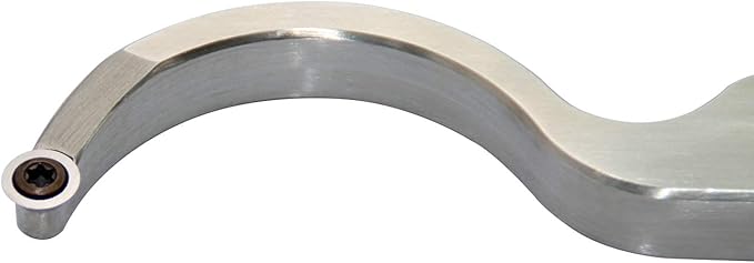 Swan Neck Hollower 10 Inches Wood Turning Tool Carbide Tipped Lathe Chisel Tool Bar with Ci5 8.9mm Round Carbide Insert Cutter for Wood Hobbyist or DIY or Carpenter