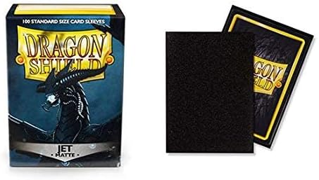 5 Packs Dragon Shield Matte Jet Standard Size 100 ct Card Sleeves Value Bundle! - Image 3