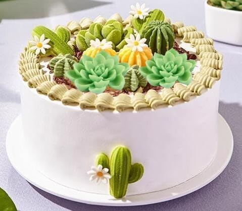 Cactus Silicone Molds Cacti Hawaiian Fondant Mold - Image 4