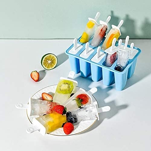 Popsicle Molds 10 Pieces Silicone Ice Pop Models Popsicle Models Reusable Easy - Image 4