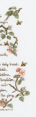 Janlynn Counted Cross Stitch Kit, The Lord's Prayer, By the yard - Image 3