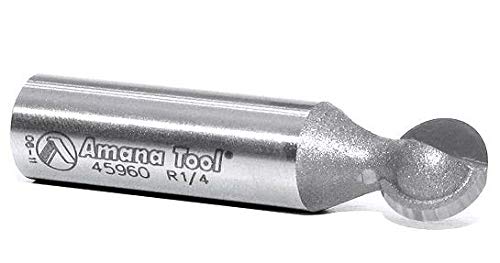 Amana Tool - 45962 Carbide Tipped Ball End 5/16 Radius x 9/16 Dia x 1/2 Shank