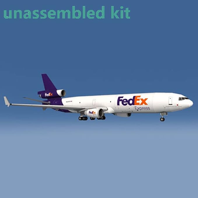 CHICHIYANG 1:100 Unassemabled Paper DIY Aircraft Model FedEx MD-11 Air Plane - Image 6