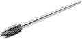 Benchmark Abrasives 6” Flame Shape Double Cut Tungsten Carbide Die Grinder Bits Metal Deburring Tool Rotary Burr, 1/4 Inch Shaft, Engraving Tool for Woodworking Shaping Carving (SH-5)
