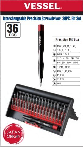 PRECISION SCREWDRIVER 36PCS BIT SET(English)