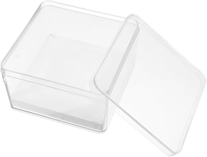 Transparent Insect Specimen Box 3.54X3.54X2.16In Mini Display Case Clear Cube by SKISUNO