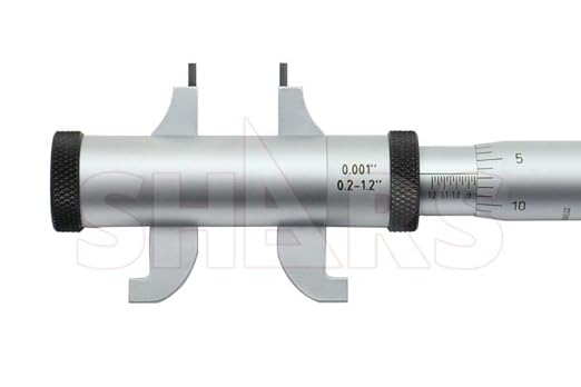 Shars 0.2-2.2" Inside Micrometer 0.00024" Accuracy, 0.001" Graduation 303-2100 P)