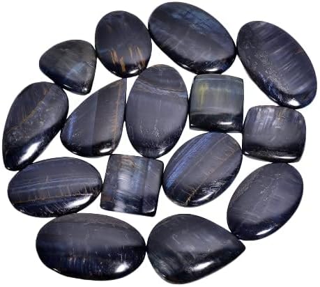 Natural Loose Gemstone 5 Piece Cabochons Lot Jewelry Making Loose Gemstone by Crysmona