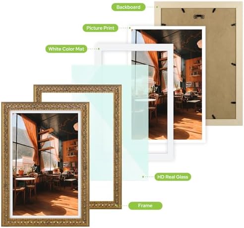 Golden State Art, 12X18 Ornate Finish Photo Frame - Image 4