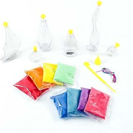 Made By Me Create Your Own Sand Art, 4 Sand Bottles & 2 Pendent Bottles - Image 3