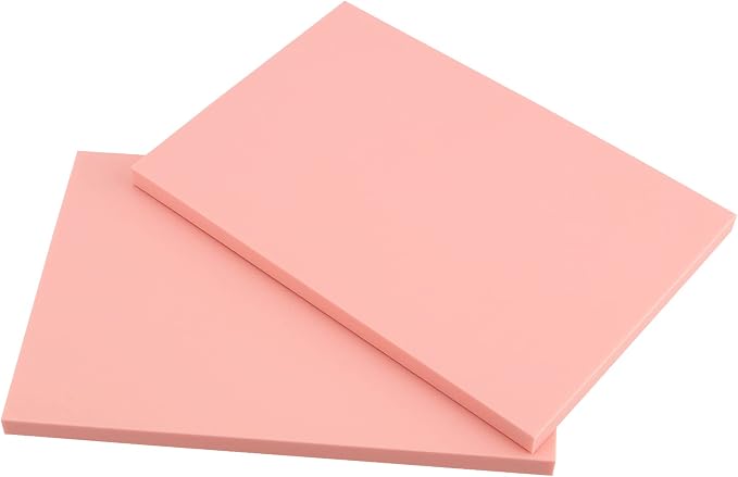 MOUYAT 20 Pack 4 x 6 Inch Pink Rubber Carving Blocks, Rubber Linoleum Block - Image 5