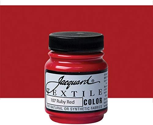 Jacquard Fabric Paint 2.25 Oz Ruby Red - Image 2