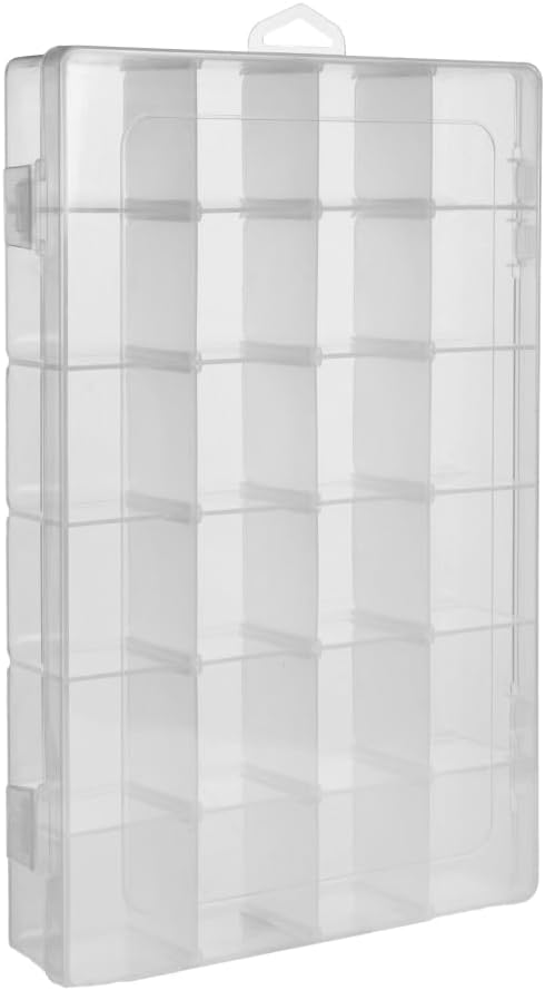 DND Dice Storage Box Each 24 Grids Polyhedral Dice Organizer - Image 3