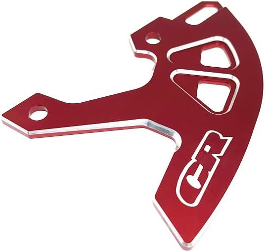 CNC Rear Brake Disc Guard and Rear Caliper Guard Accessories Compatible with CR 125 CR125R CR250 CR250R 2002-2008