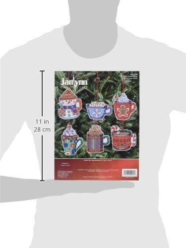 Janlynn Counted Cross Stitch Kit, Coca Mug Ornaments - Image 4