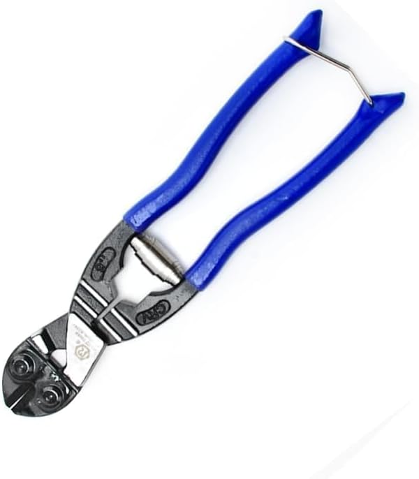 9-inch Bolt Cutters - Wire Cutters Heavy Duty for Chains and Screws,CR-V Steel Blade,Spring-Loaded Design,Soft Grip & Lock for Wires, Chains, Screws, Hardware