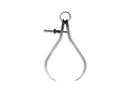 PEC Tools Outside Spring Caliper, Quick Nut, Caliper Measuring Tool, Suitable for Woodworking Lathe Projects (10 inches)