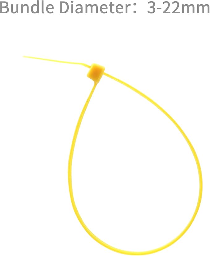XINGO 1000 PCS 4 inch Cable Zip Ties, 18lb Strength, Small Tie Wraps Self-Locking Nylon Zip Ties for Indoor and Outdoor Use (Yellow)