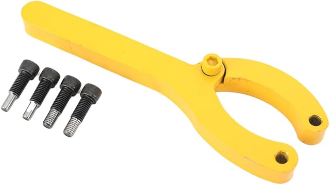 CDZHLTG﻿ Adjustable Spanner/Gland Nut / 2Jaws Hydraulic Cylinder Wrench, Excavator Repair Change Oil Seal Wrench Tool