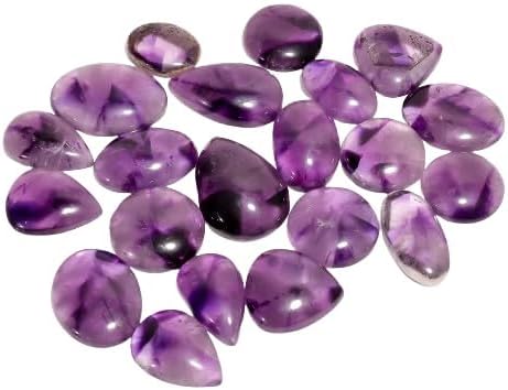 Natural Loose Gemstone 5 Piece Cabochons Lot Jewelry Making Loose Gemstone by Crysmona