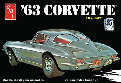 AMT 1963 Chevy Corvette 1:25 Scale Model kit - Image 5
