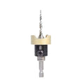 Amana Tool 55153 Carbide Tipped 82 Degree Countersink with Tapered Drill and Adjustable Depth Stop with No-Thrust BB 3/8 D x 5/32 Drill D x 1/4 Inch Quick Release Hex SHK