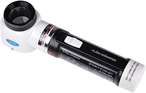 ENGINEER SL-71 LED Flashlight Loupe. Made in Japan. High-Powered Magnifying Tool - Image 7